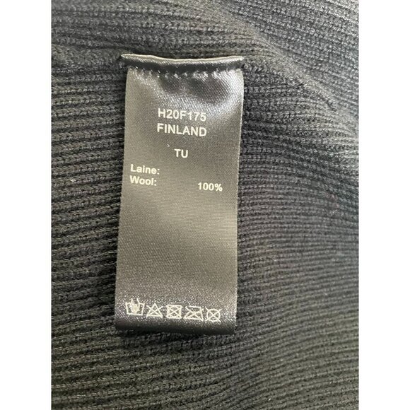 Anne Fontaine Size  One Size Black Open Front Cardigan Sweater - Picture 5 of 6